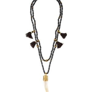 India Hicks Charcoal Free Spirit Necklace